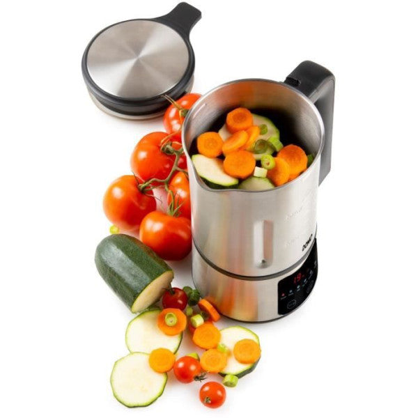 Blender  Chauffant Domo - Inox – 1,2 L - 6 Programmes – 800 Watt – Do7 Domo - Mathon - 5