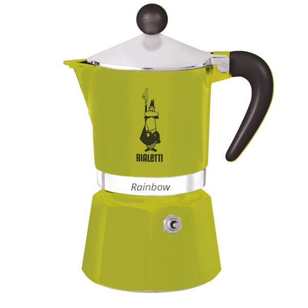 Cafetière Italienne Bialetti Rainbow Vert Métal Aluminium Bialetti - Mathon