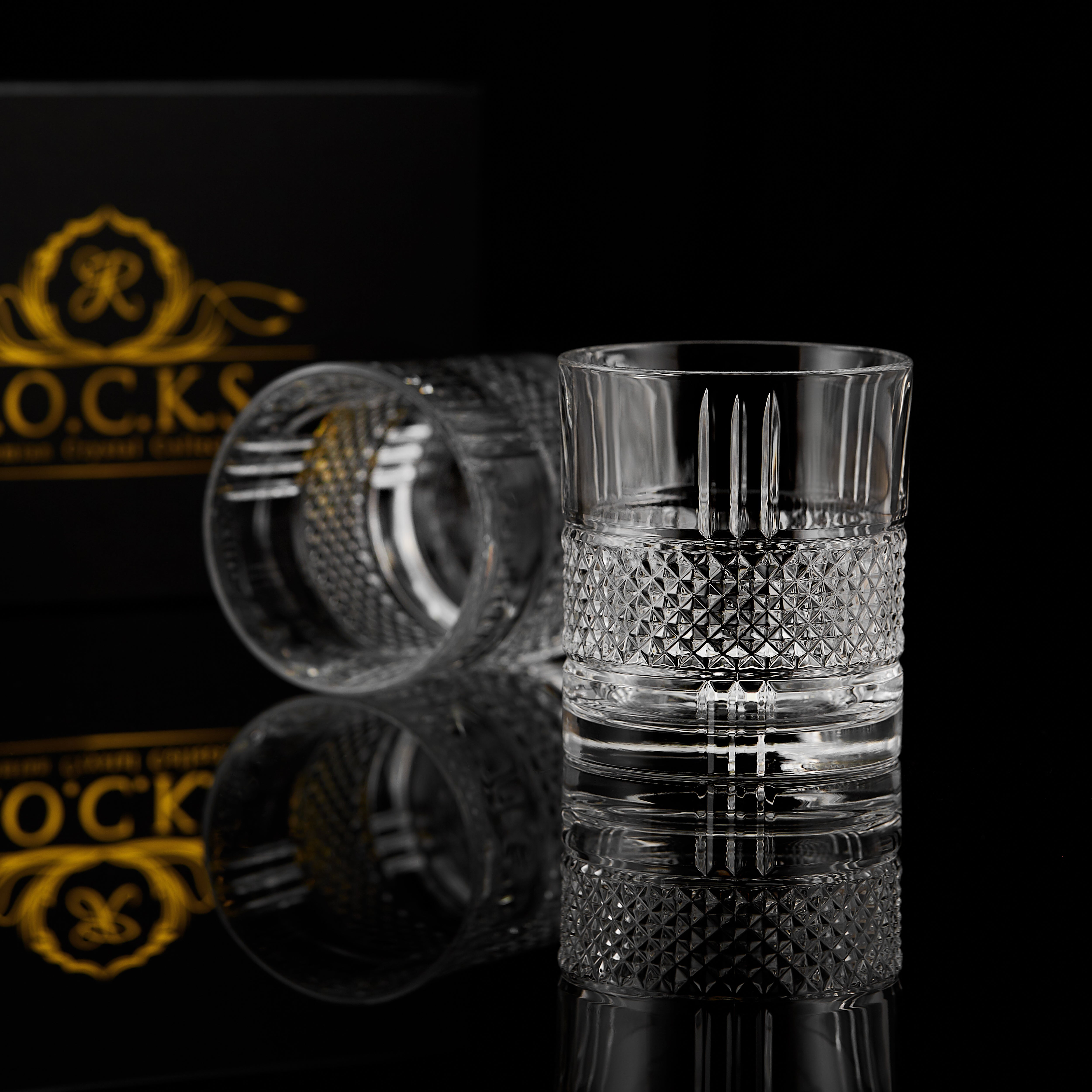 Set de 2 Verres à Whiskey en Cristal Série Réserve - Mathon - 2