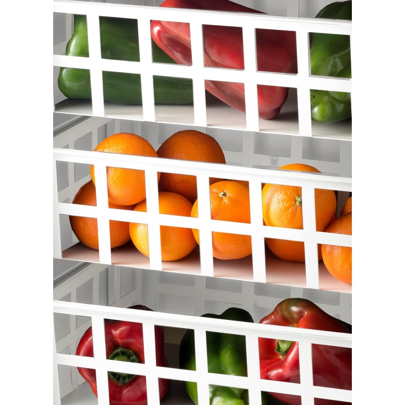 Desserte de cuisine avec plan de travail en acier inoxydable, MOHER, Blanc Don Hierro - Mathon - 8