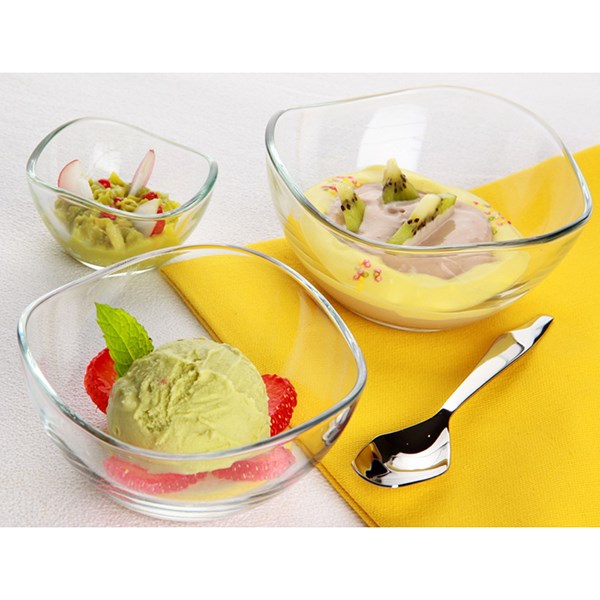 Lot de 12 coupelles en verre VAGUE Lebrun - Mathon - 2