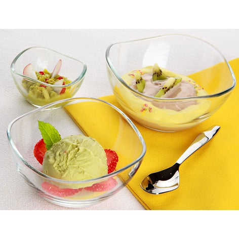 Lot de 12 coupelles en verre VAGUE Lebrun - Mathon - 2