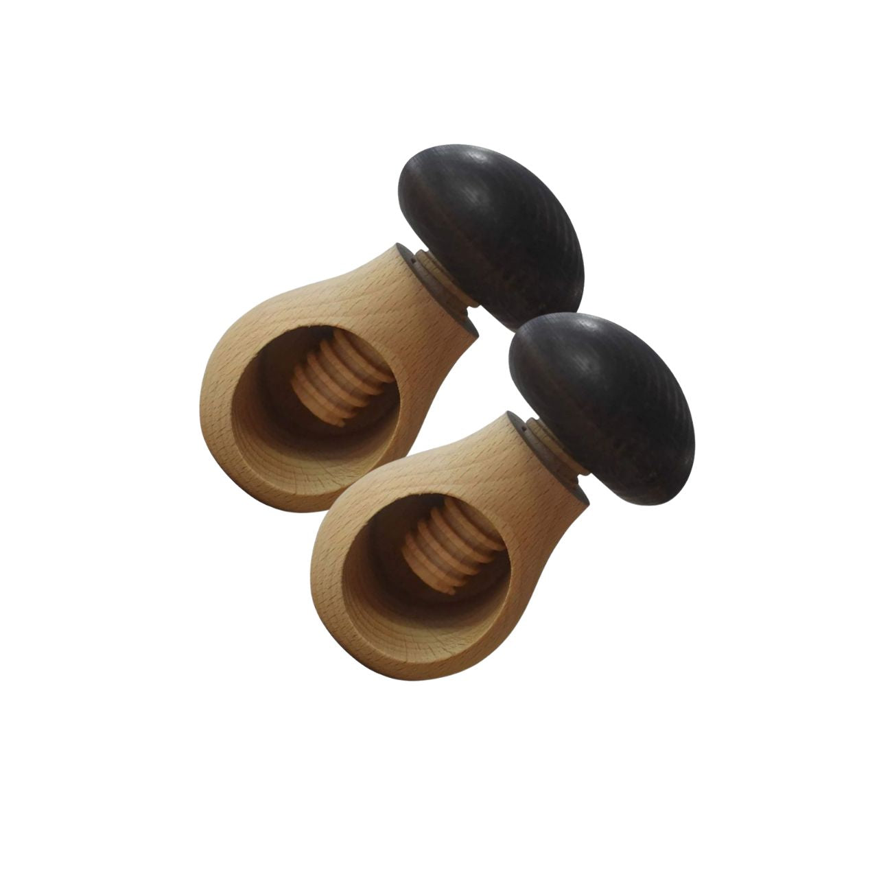 Ensemble de 2 Casse-noix vissable  Wood Edition Fackelmann - Mathon - 1