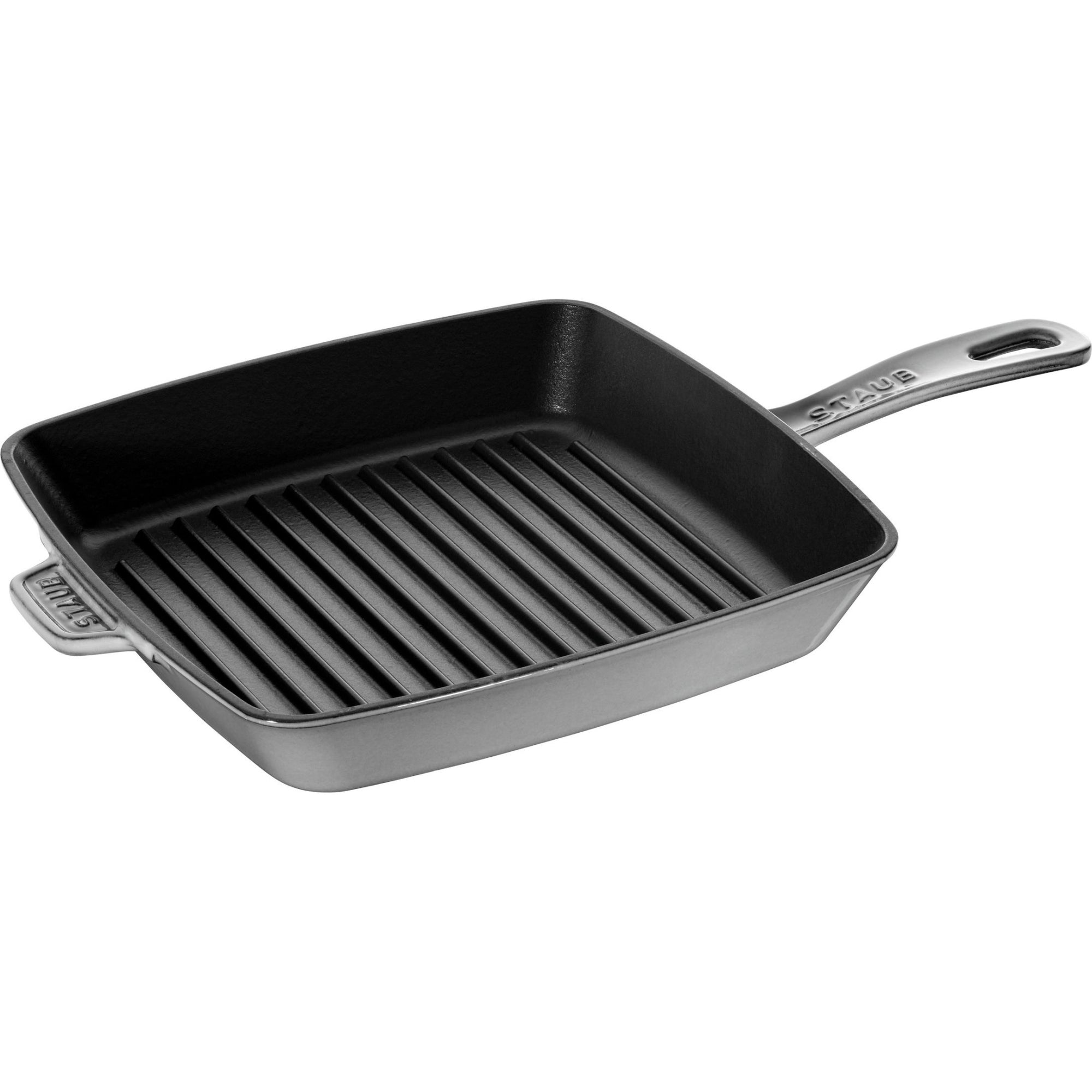 Gril Américain 26 cm, Fonte, Gris graphite Staub - Mathon - 1