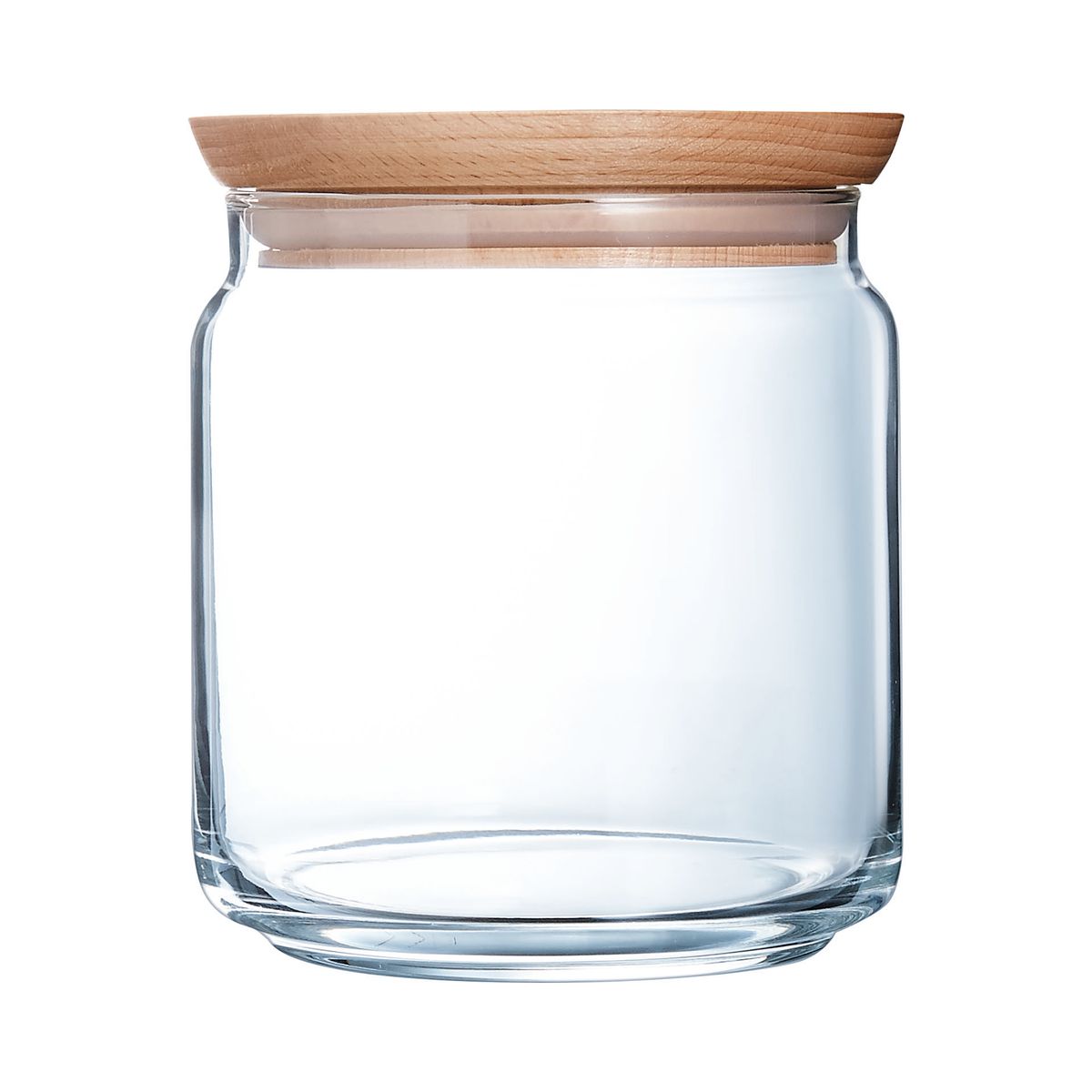 Pot de conservation en verre Pure Jar Wood - Luminarc Luminarc - Mathon - 1