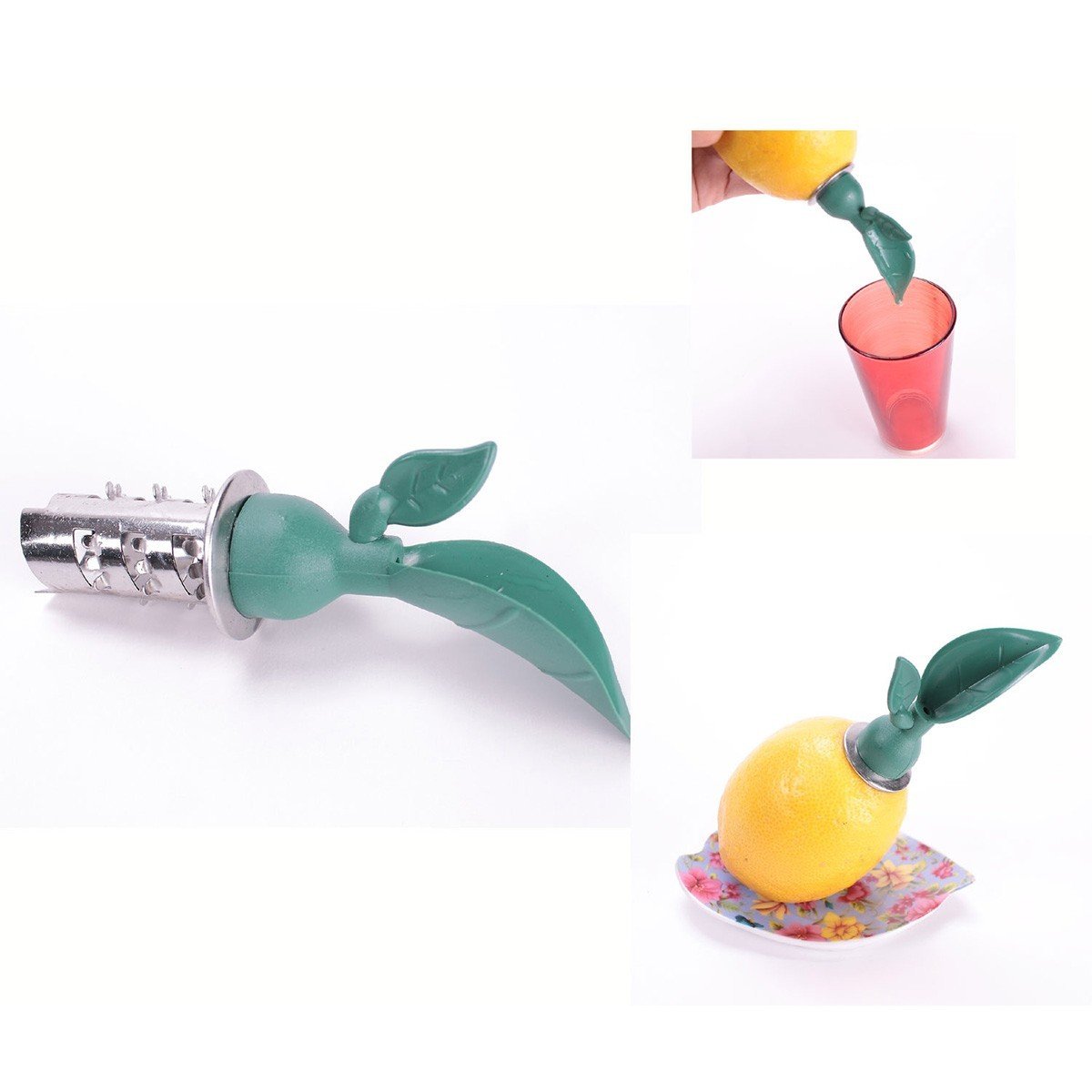 Lot de 3 extracteurs de jus de citron Astuceo - Mathon - 4