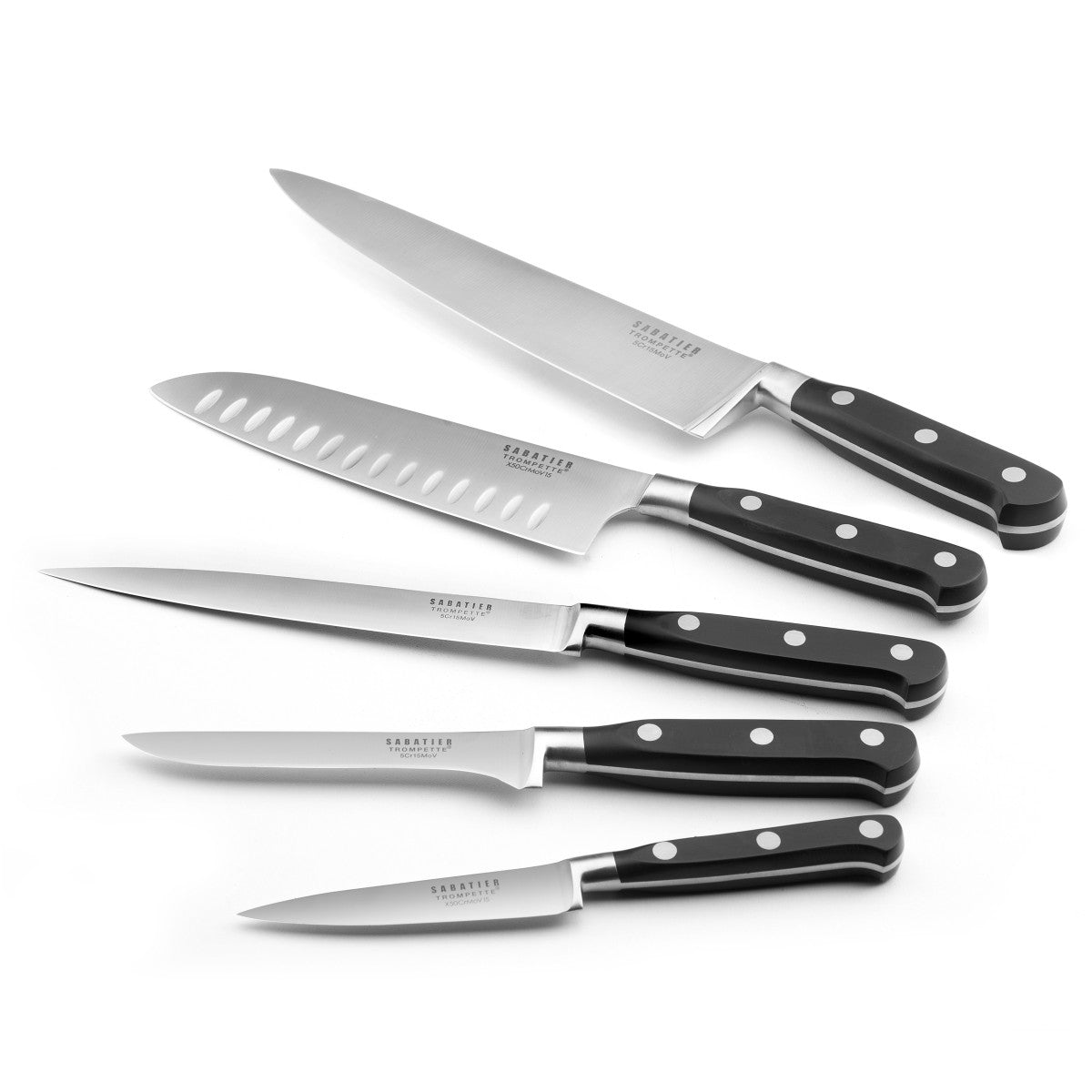 Origin - Trousse 5 couteaux de cuisine Sabatier Trompette - Mathon - 3