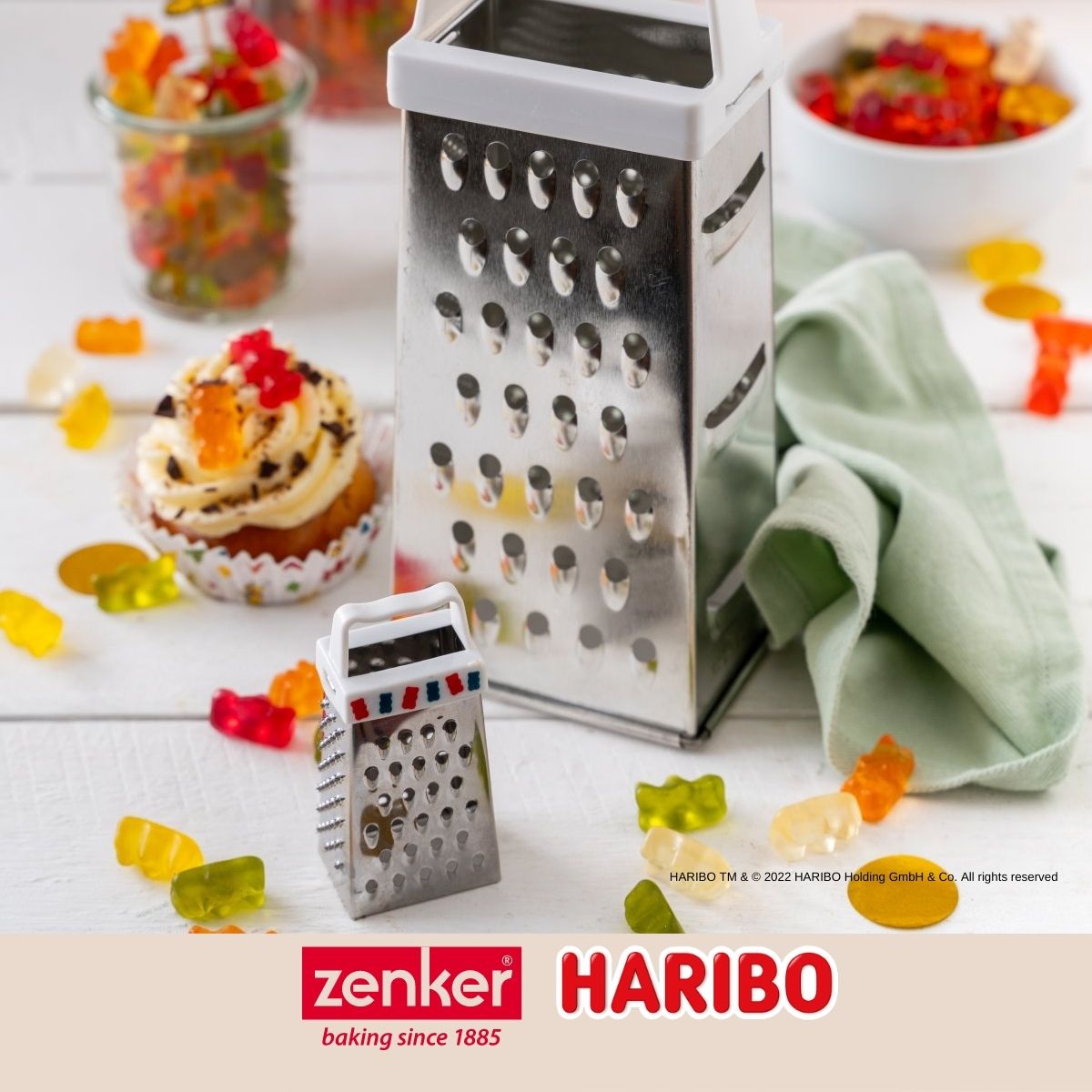 Mini râpe de cuisine et pâtisserie 4 faces 7,5 cm Zenker Haribo Zenker - Mathon - 5