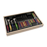 Ménagère laguiole pastel 24 pièces - Mathon