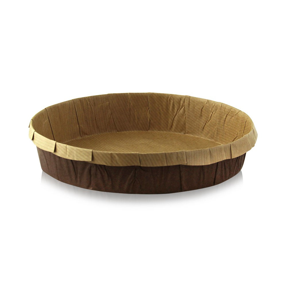 80Pcs - Moule de cuisson papier kraft rond   H35mm FirstPack - Mathon - 2