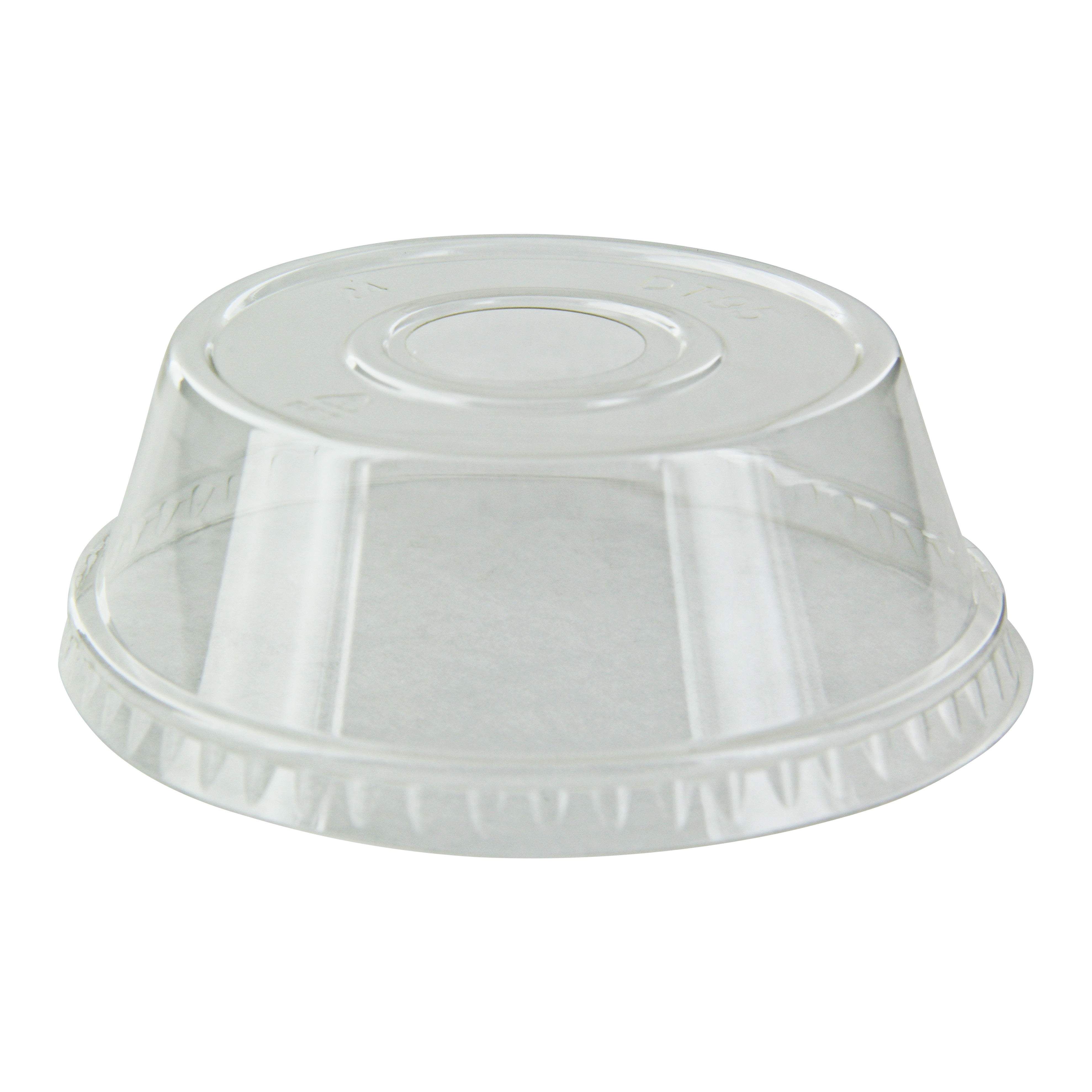 100Pcs - Couvercle dôme transparent en plastique PET avec trou  H40mm FirstPack - Mathon - 1