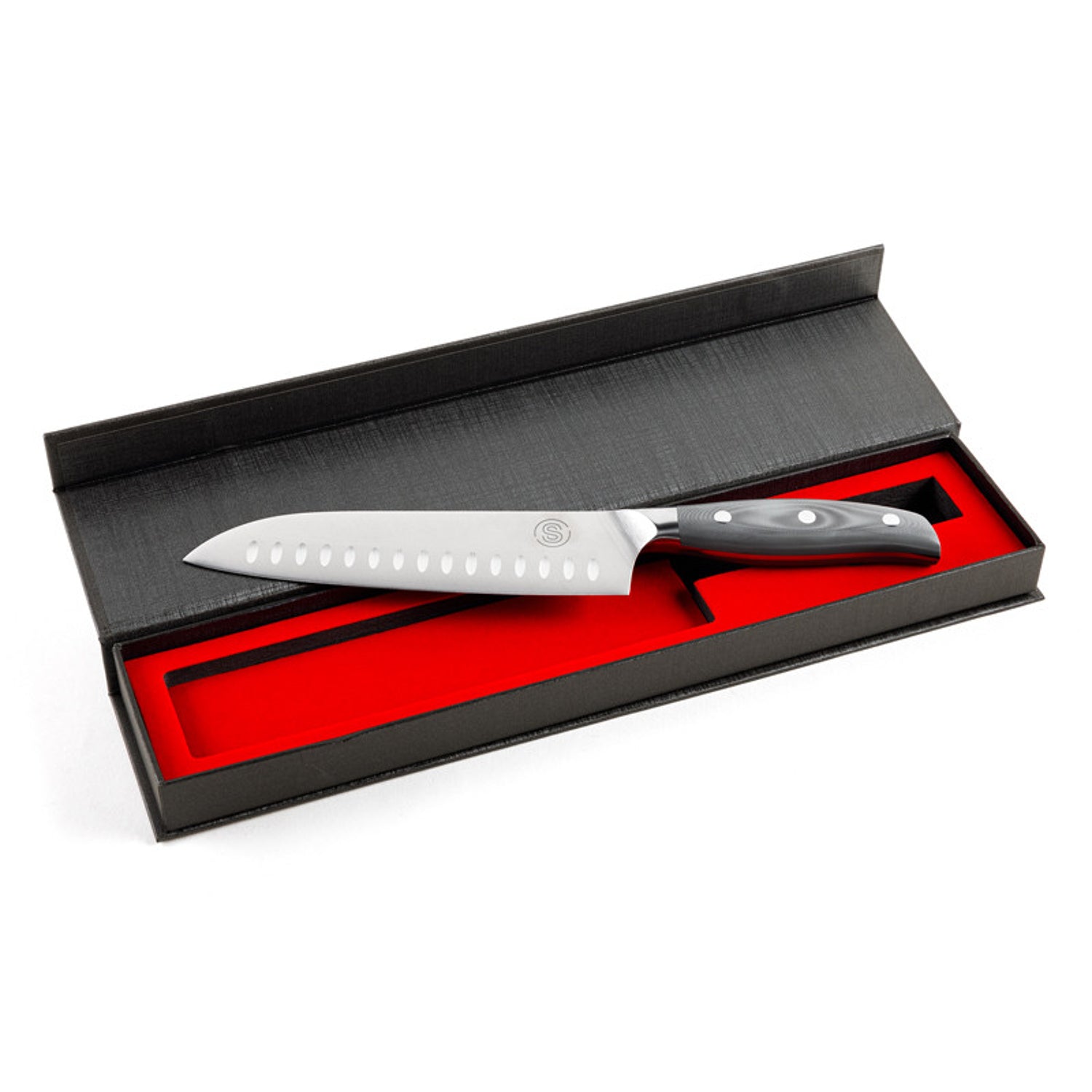 Couteau SANTOKU 7 pouces, gamme Essentiel Somagic - Mathon - 1