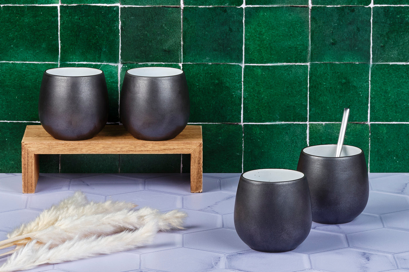 Mug GOURMET 40cl - 4 pièces - Onyx Björn - Mathon - 2