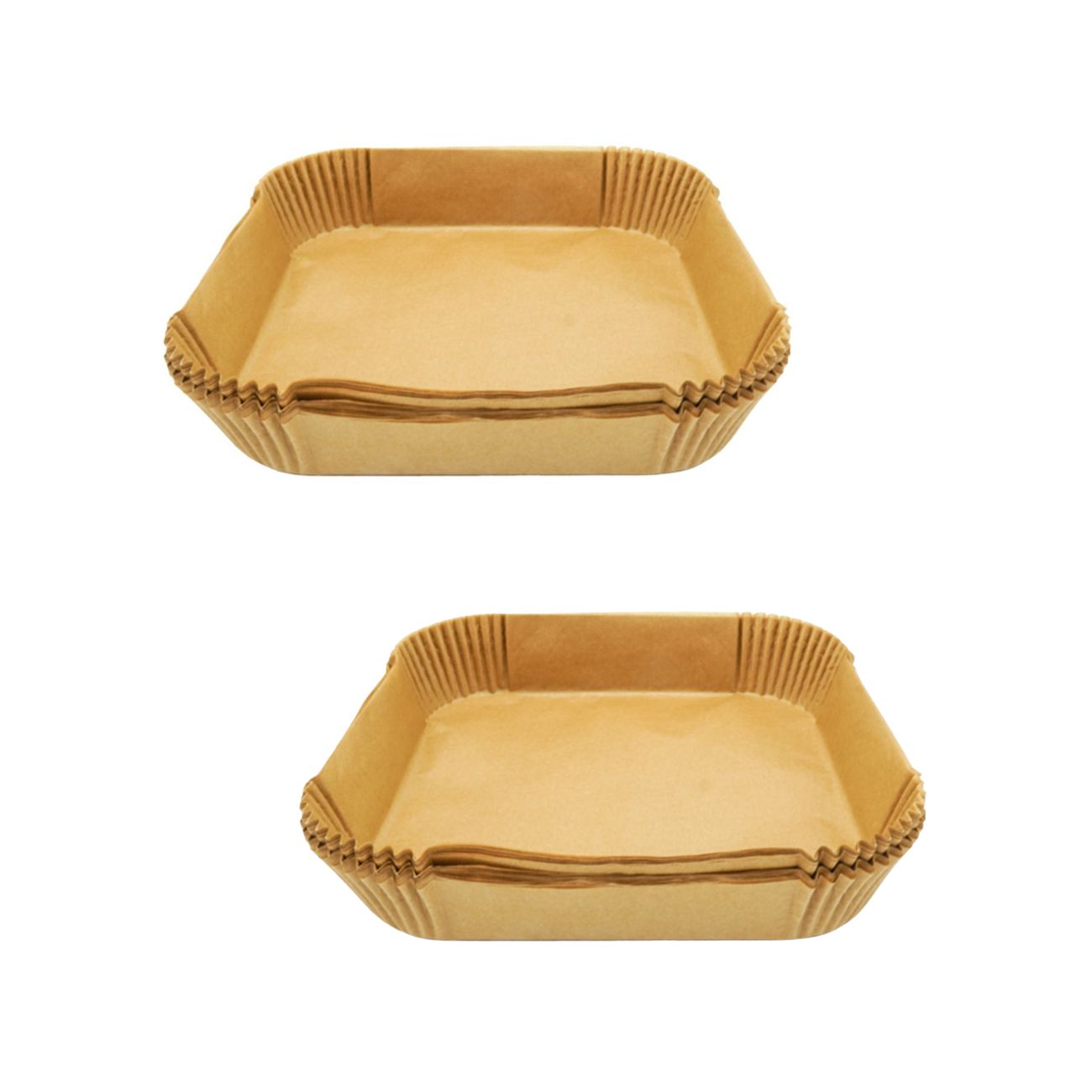 Ensemble de 100 Moules en papier pour air fryer carrés 20 cm  Divers Fackelmann - Mathon - 1