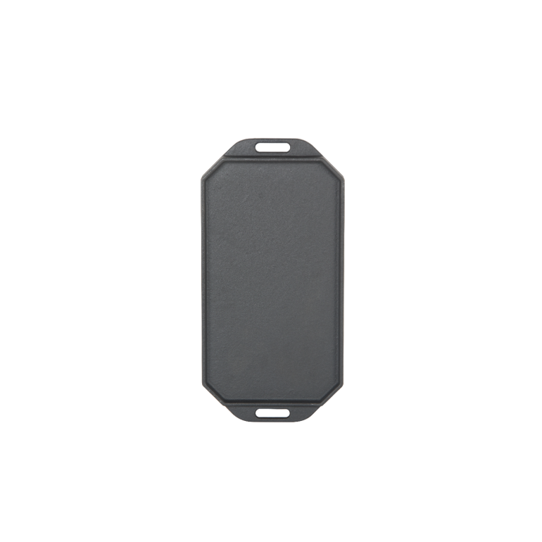 Plaque en fonte avec plateau en bois, poignée amovible en acier inoxydable finition mate 33 x 16.5 cm Cozze - Mathon - 5