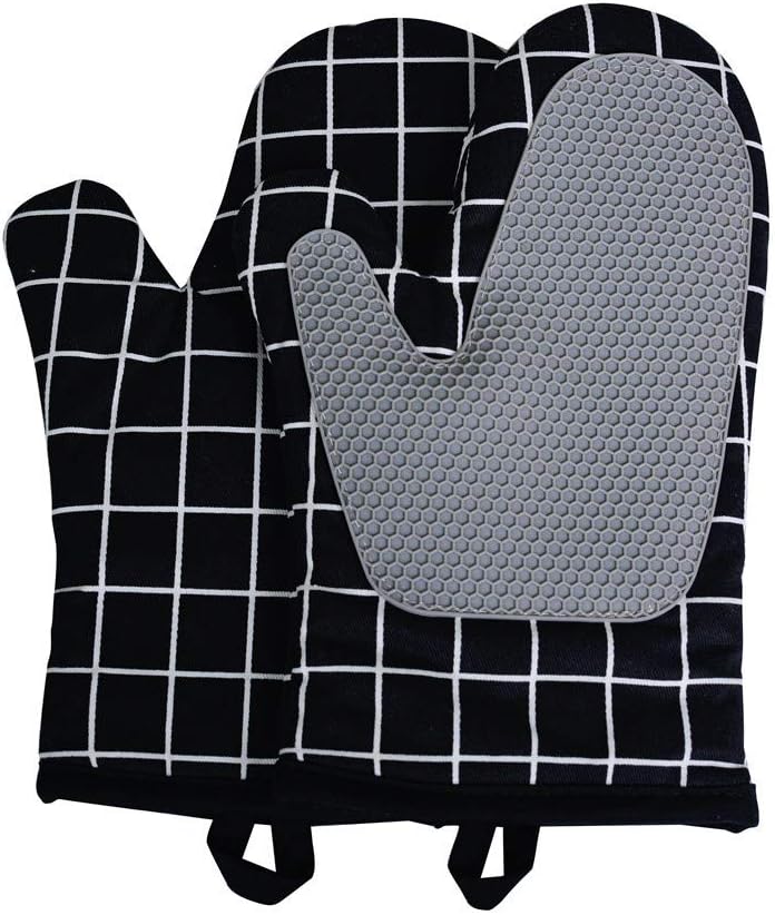 Gants de four en coton et silicone résistants à la chaleur Vendos85 - Mathon