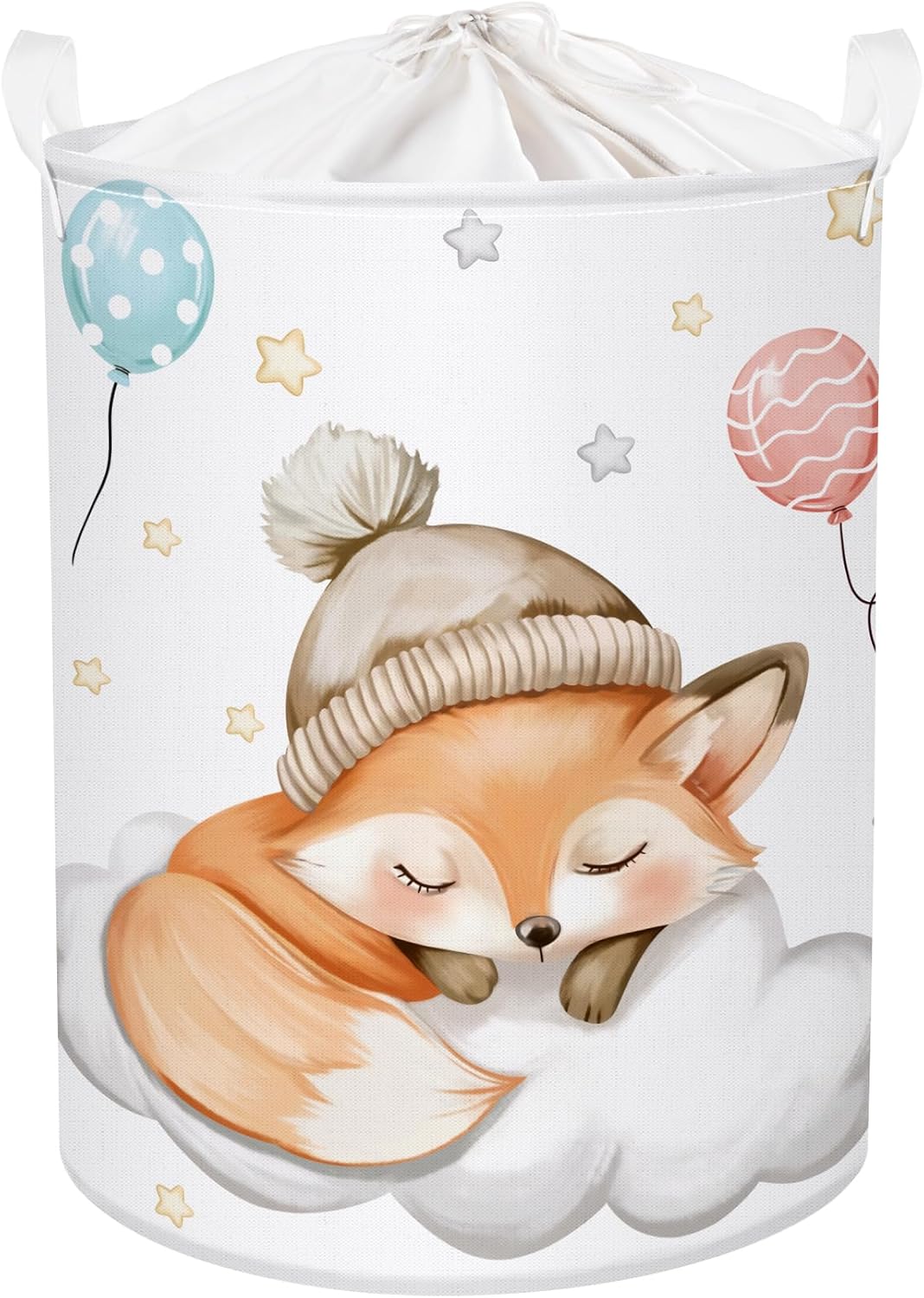 Panier à linge pliable motif renard 63 L Vendos85 - Mathon