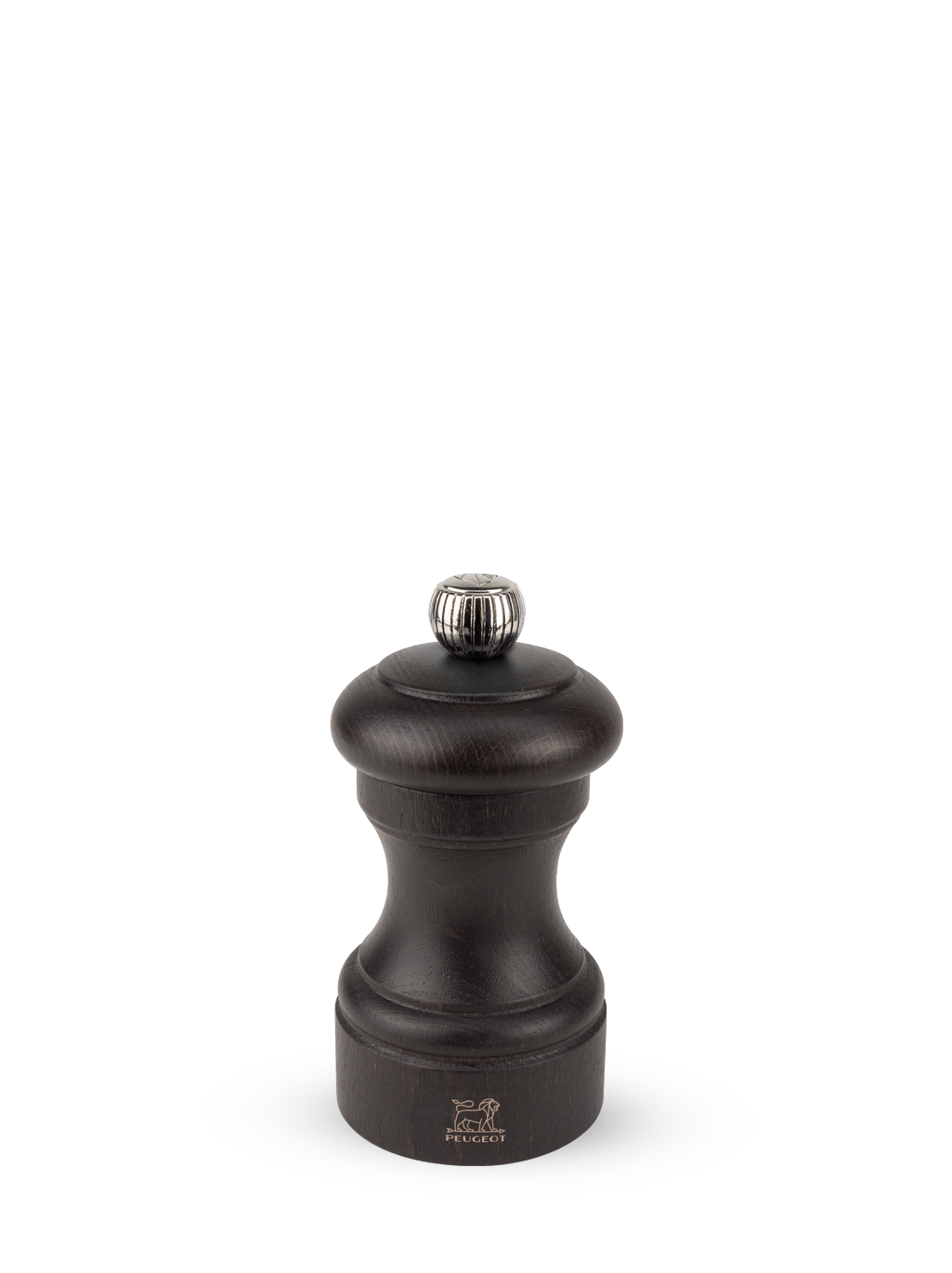 Bistro Moulin à sel manuel en bois couleur chocolat 10 cm Peugeot - Mathon - 1
