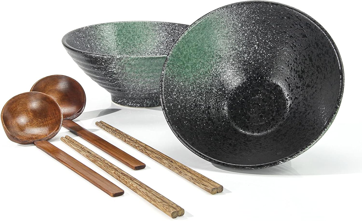 Bol à ramen japonais en porcelaine 1000 ml noir Vendos85 - Mathon