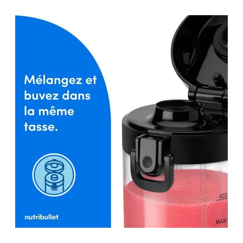 Blender Portable -   - Nbp003b - 100 W - 475 Ml - Sans Bpa - Noir Nutribullet - Mathon - 6