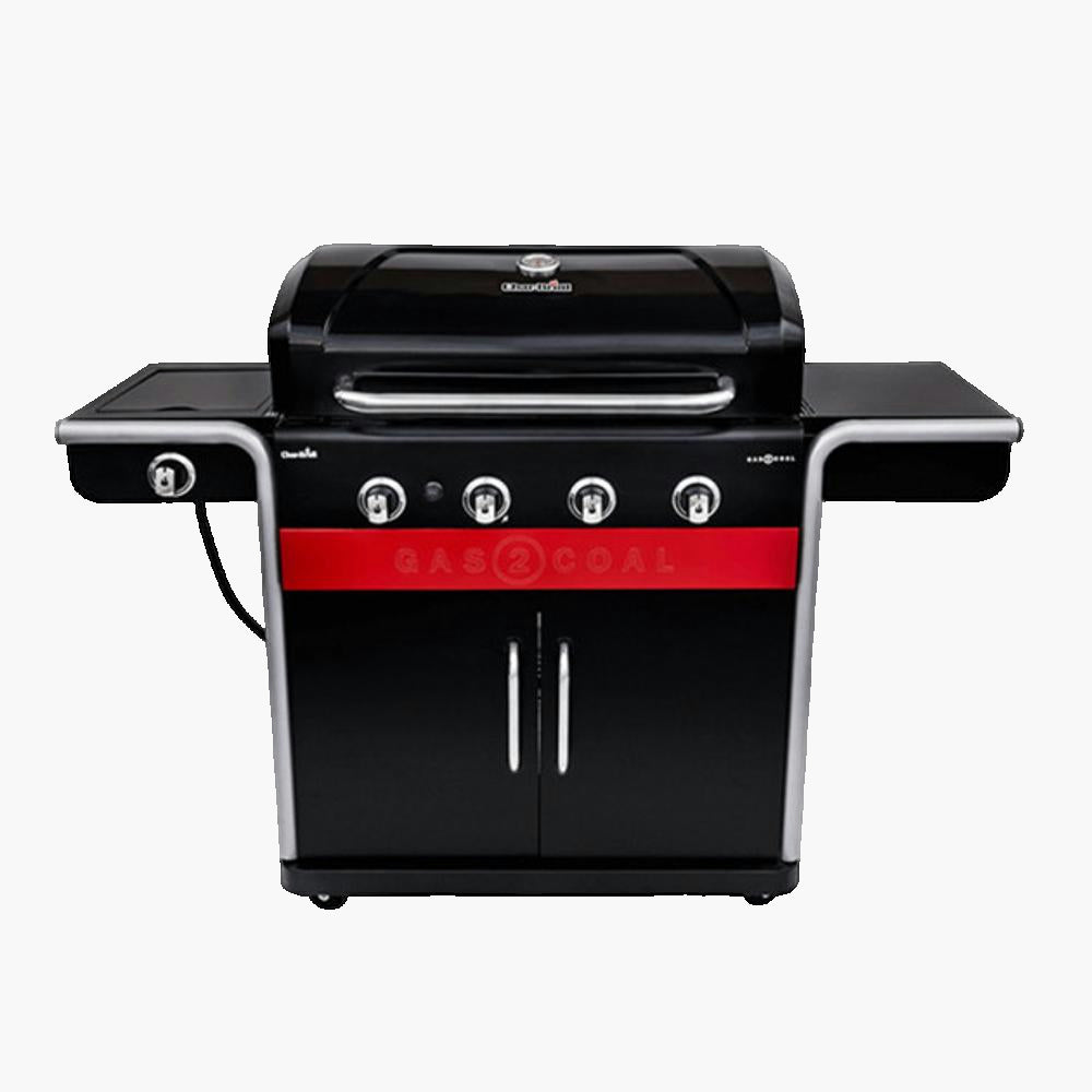 Barbecue gaz et charbon hybride Char-Broil Gas2coal 440 4 brûleurs Char-Broil - Mathon - 1