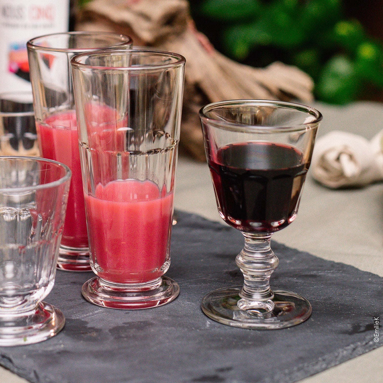 Lot de 6 verres à pied à eau La Rochère - Mathon - 2