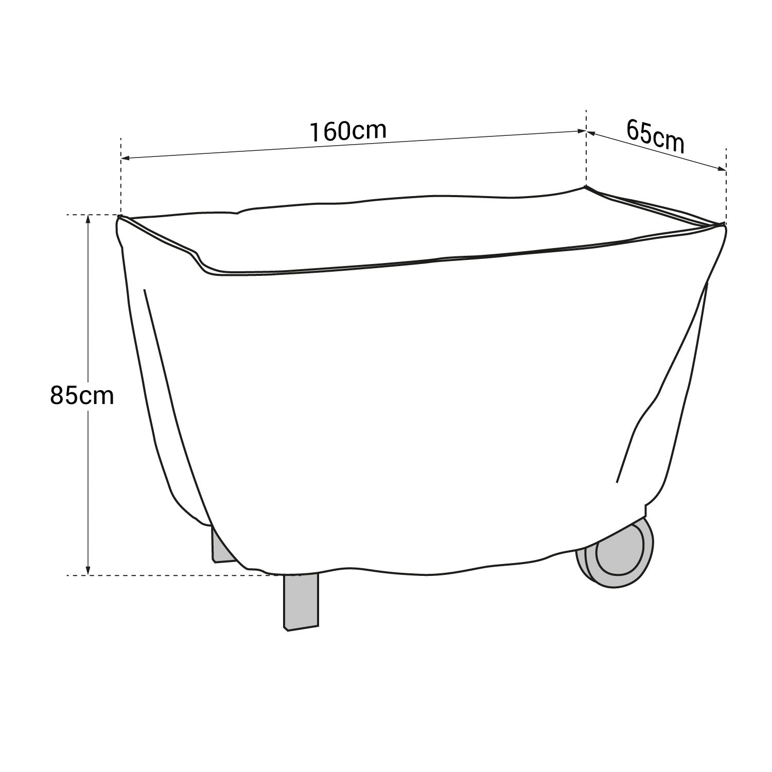 Housse rectangulaire - Taille L Cook