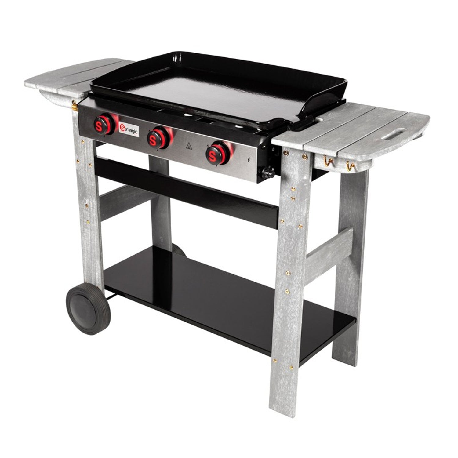 SAN SEBASTIAN plancha à gaz 3 brûleurs 8kW Somagic - Mathon - 2