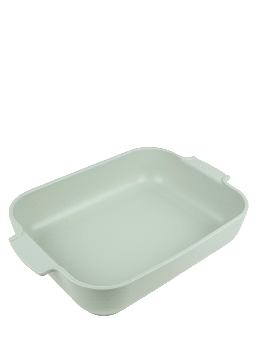 Appolia Plat Four Céramique Rectangle Vert Sauge 40 cm - 16in Peugeot - Mathon - 1