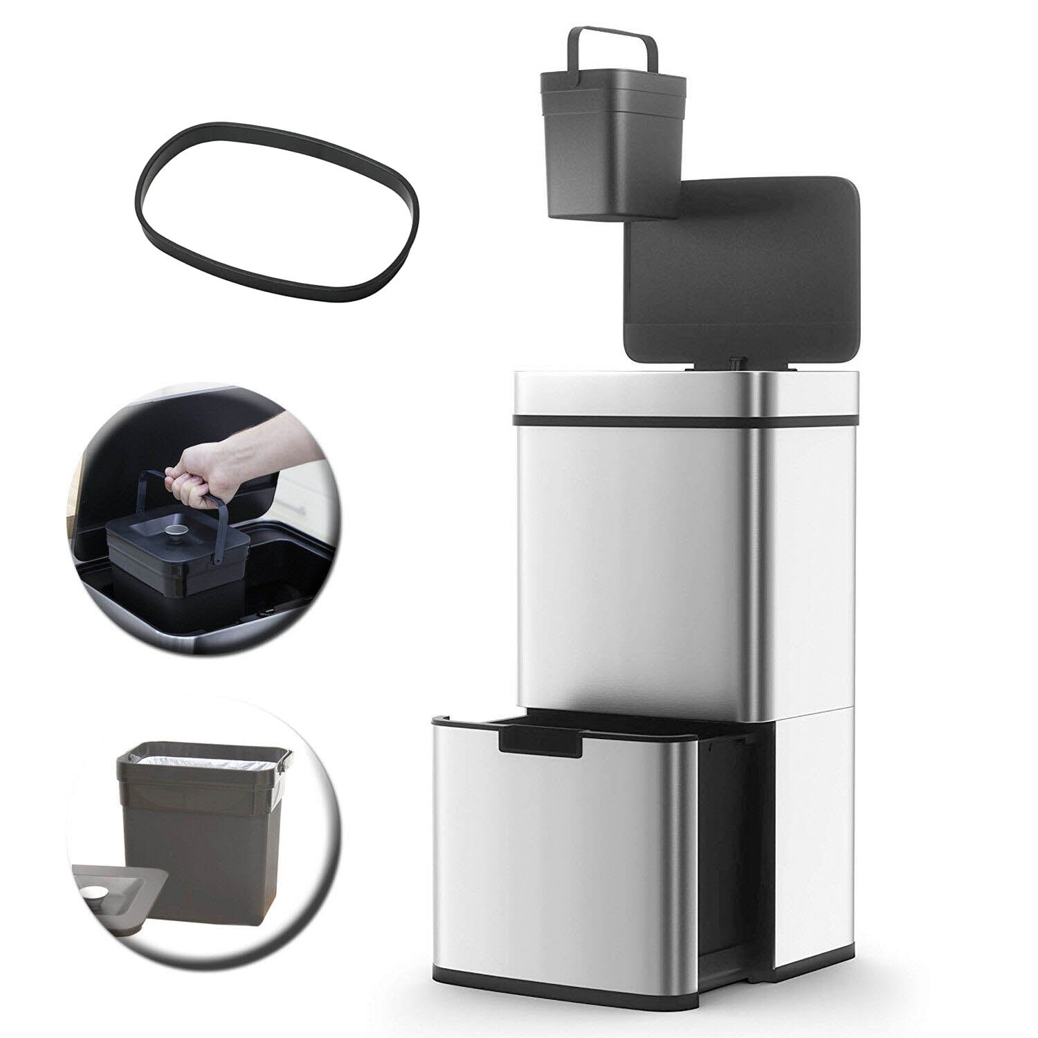 Poubelle De Cuisine Automatique narvik 75 L Kitchen Move - Mathon - 3