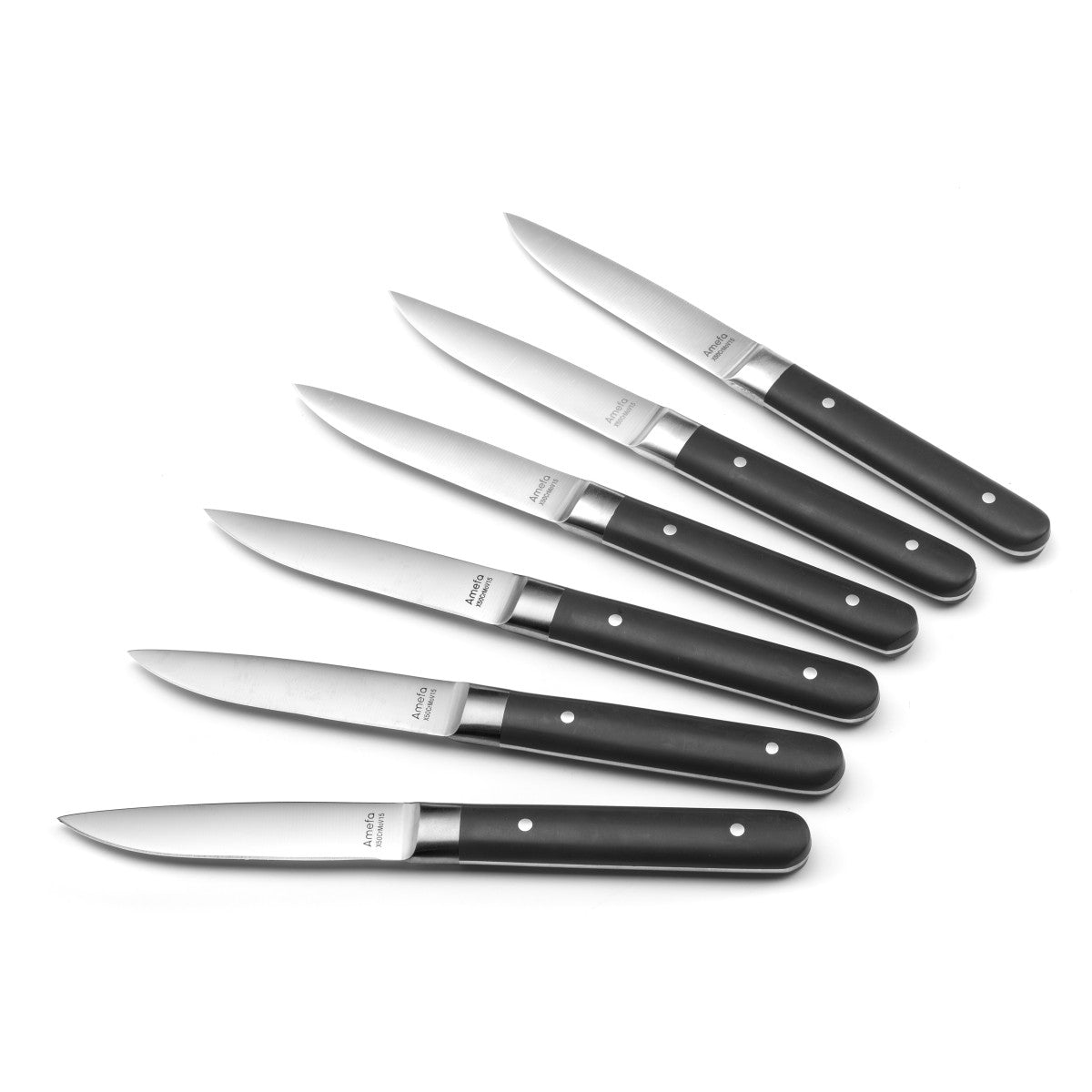 Fusion Noir - Coffret 6 couteaux steak Amefa - Mathon - 2