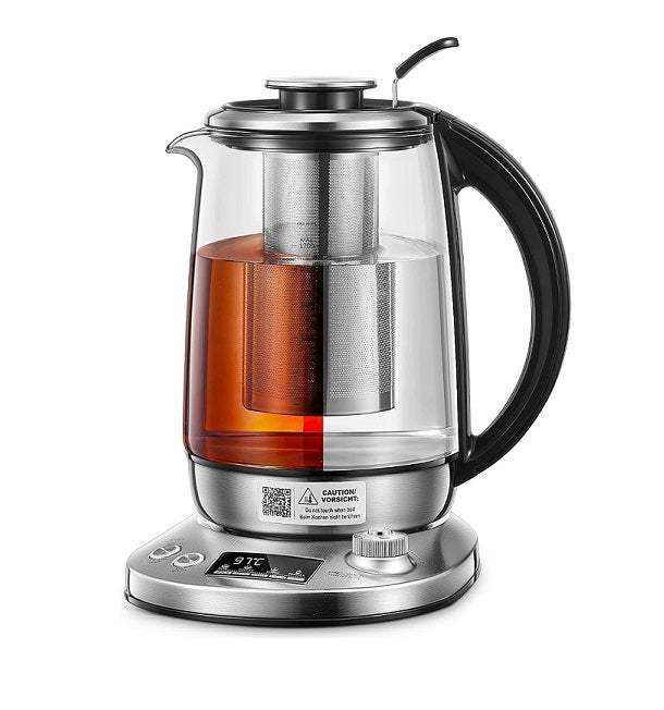 Bouilloire électrique de 1,7L avec 9 préréglages de TempéRature 2200W gris Vendos85 - Mathon