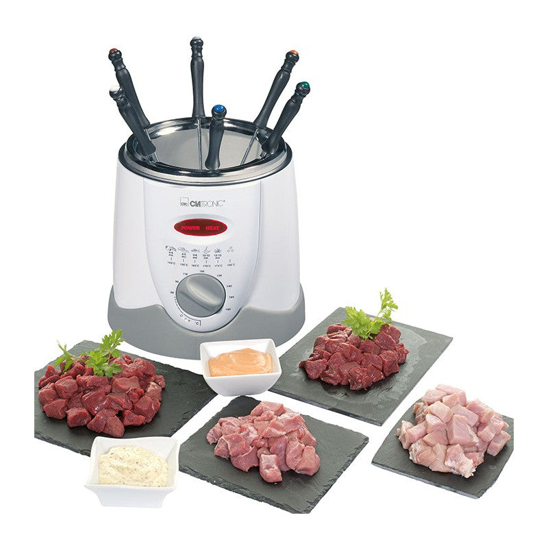 Friteuse et fondue pour 6 personnes 1L Clatronic FFR 2916 Blanc Clatronic - Mathon - 3