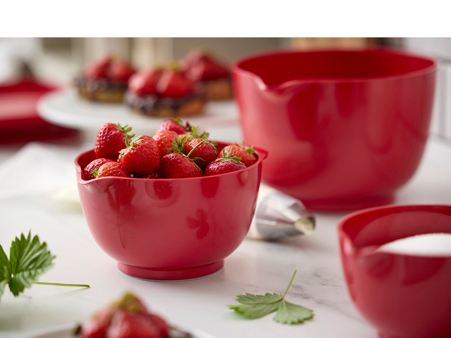 Bol à mélanger Margrethe Rouge 0,5L Rosti - Mathon - 5