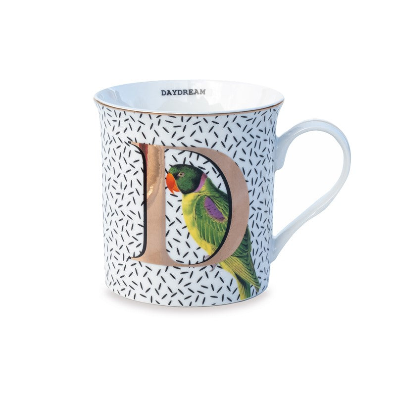 Mug Alphabet "D" for Daydream - Slogan Yvonne Ellen - Mathon
