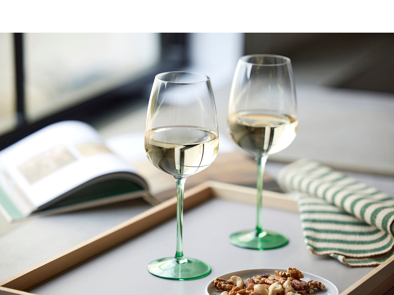 Set de 4 verres à vin VIENNA Vert Lyngby Glas - Mathon - 8