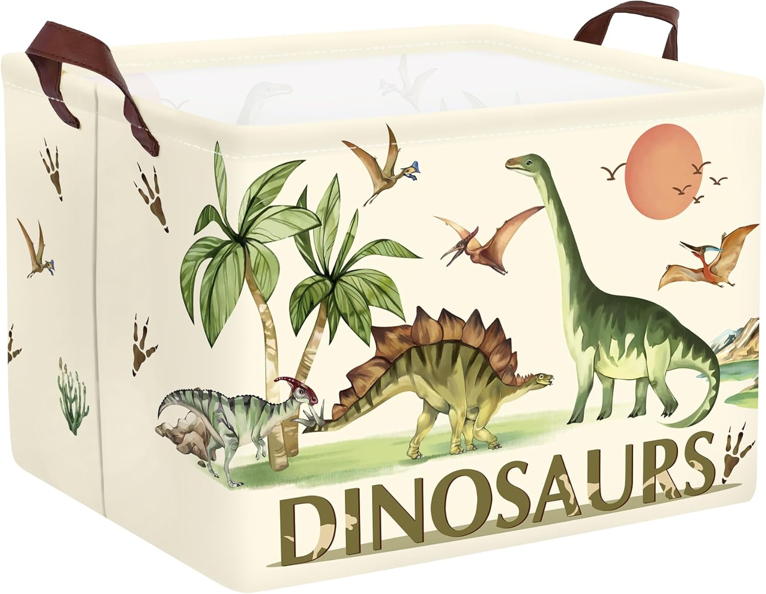 Panier à linge Coucher de Soleil rectangulaire 40×30 cm Vendos85 - Mathon