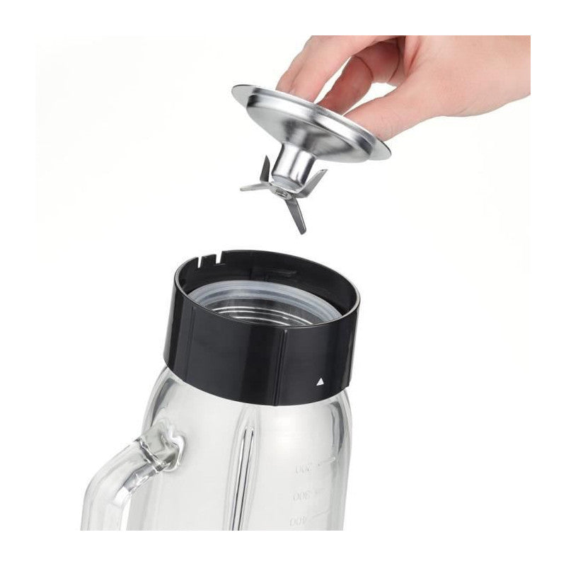 Sm3734 Blender, Recipient En Verre D1l Amovible, 2 Vitesses + Fonction Pulse, 22 000 Tours/min, Range Cable, Inox / Noir Severin - Mathon - 3