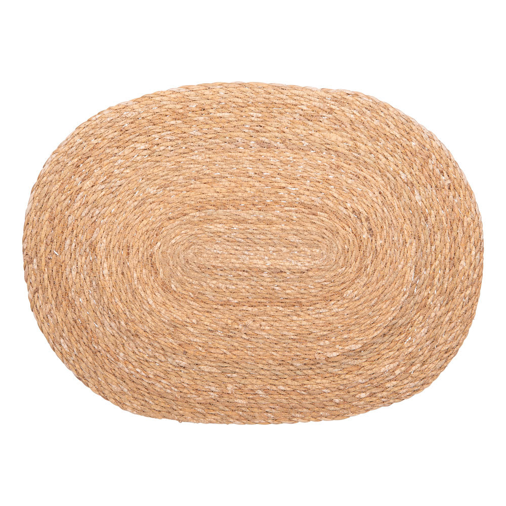 Set de table ovale Jonc de mer 45x33 cm (lot de 2) Table passion - Mathon