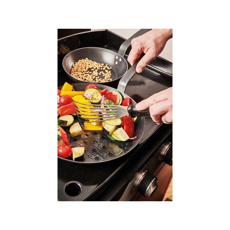 Poêle à marrons 28 cm en tôle d