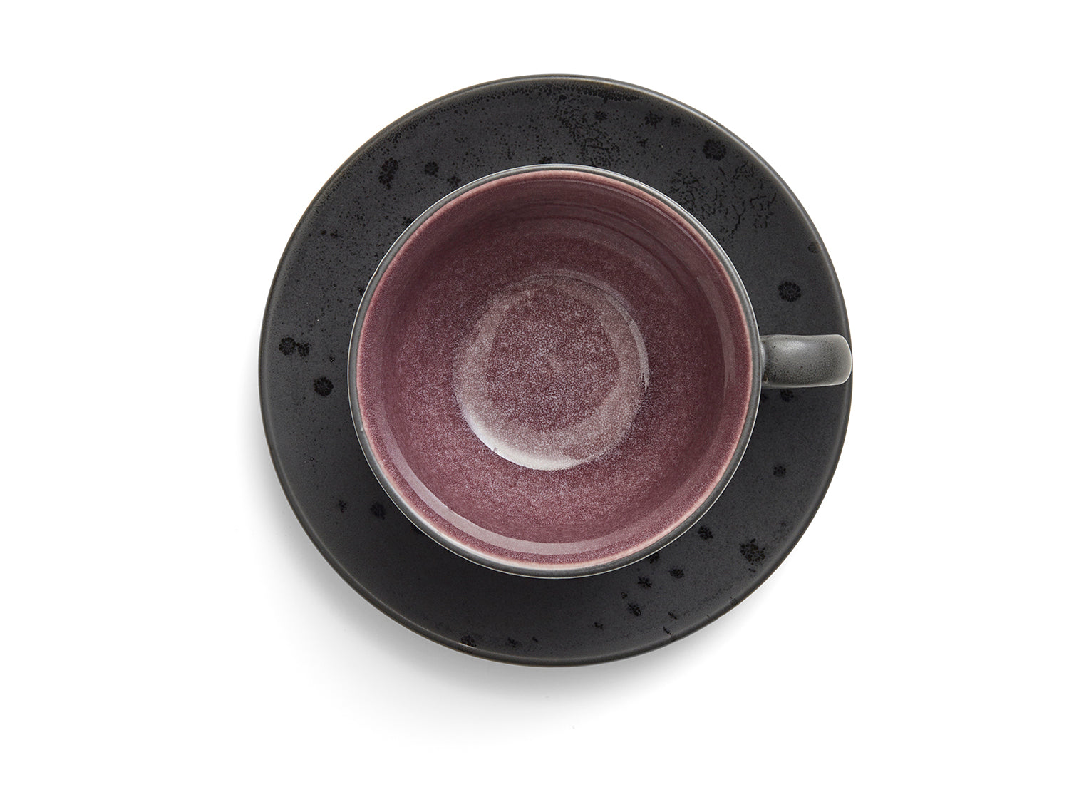 Ensemble de 4 paire-tasse GASTRO en grès Noir ass. Bitz - Mathon - 4