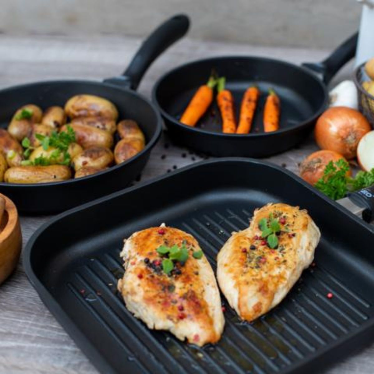 Poêle à frire sans PFAS 32 cm  Alucast Elo - Mathon - 2