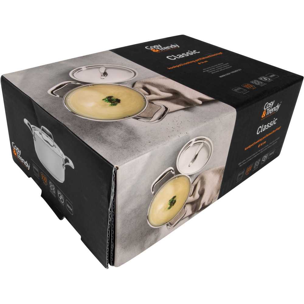 Faitout - Cosy & Trendy - Classic - Acier Inoxydable - ø16 Cm - 1,61 L - Tous Feux Dont Induction Cosy & Trendy - Mathon - 1