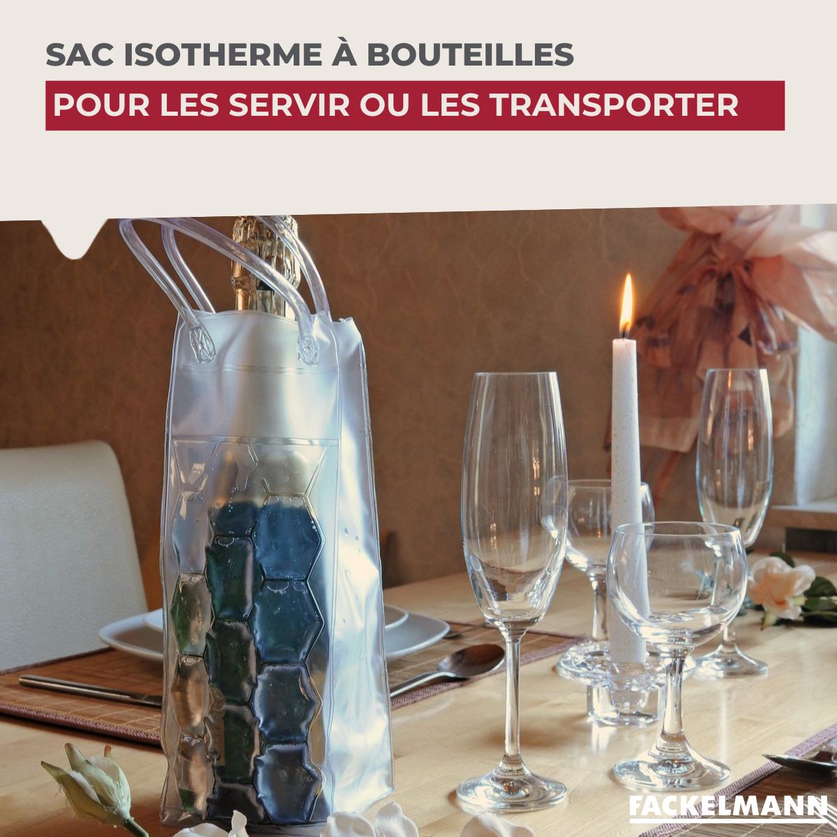 Sac isotherme pour bouteille  Bar Concept Fackelmann - Mathon - 2