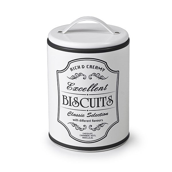 Pot de conservation biscuits blanc avec poignée Ibili - Mathon