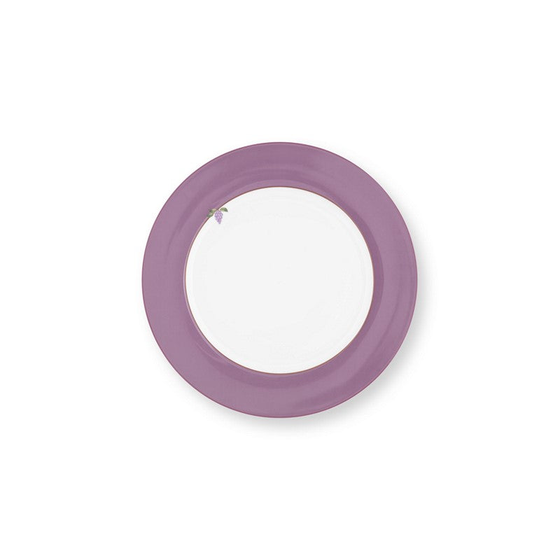 Lot de 6 Assiettes à dessert Lily & Lotus Uni Lilas - 23cm Pip Studio - Mathon - 1