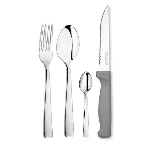 Ménagère 24 pièces avec couteaux steak Inoxriv - Mathon - 2