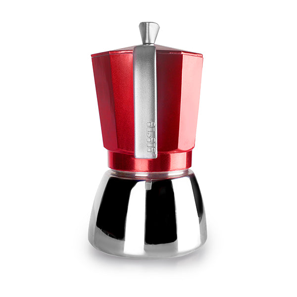 Cafetière italienne induction Elba 3 tasses rouge  Ibili - Mathon - 2