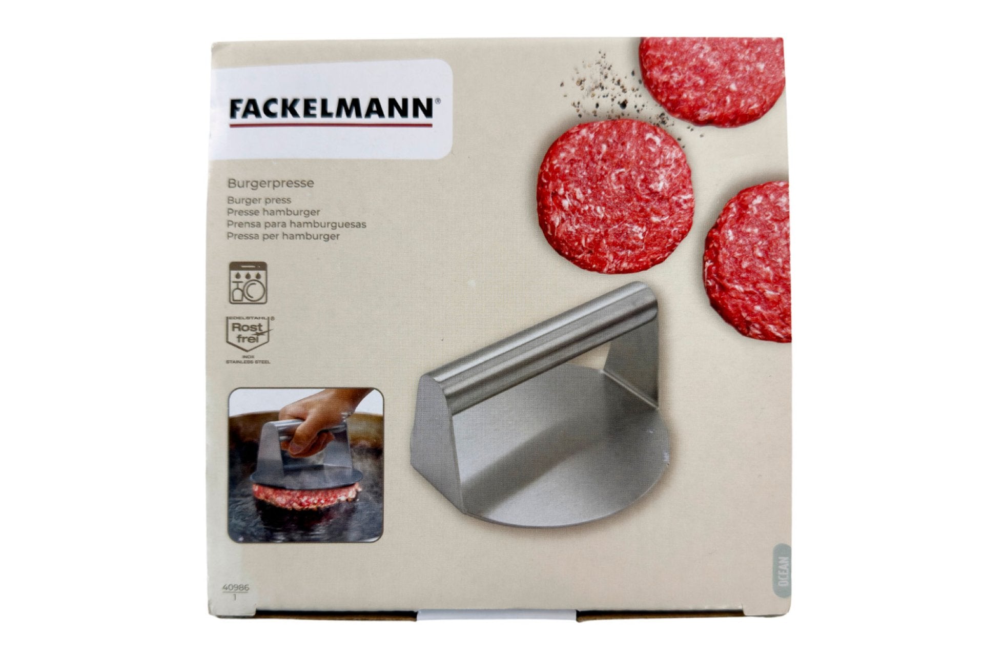 Presse à hamburger Fackelmann - Mathon - 9