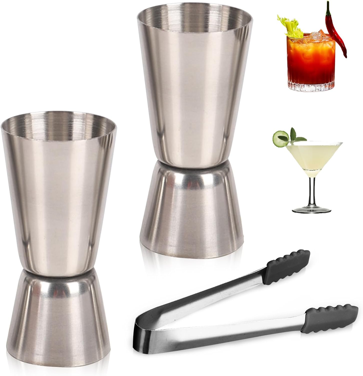 Verre Doseur à Cocktail Double Mesure 2/4 cl Vendos85 - Mathon